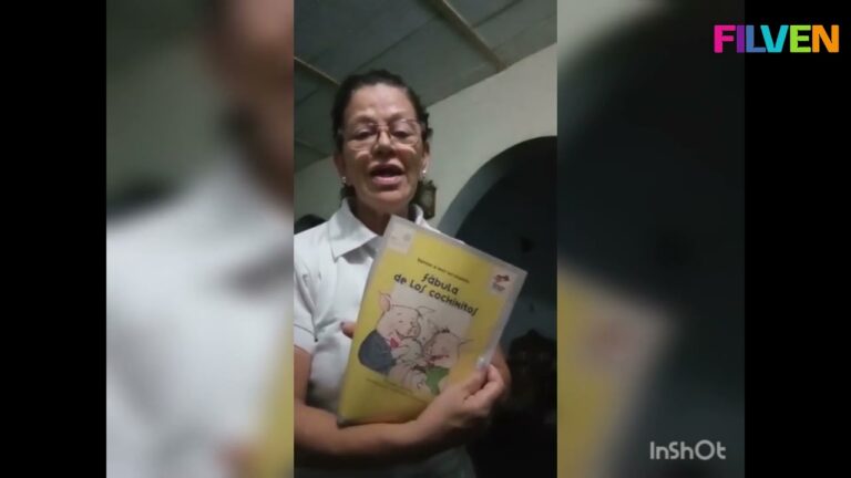 Lectura en voz alta, La fábula de los cochinitos de Rosario Anzola